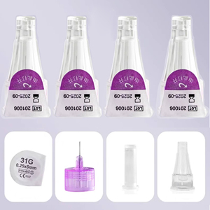 Aguja estéril para inyección tipo Magic Pen de 32G y 4 mm, aguja desechable para inyección de péptidos de 31G, 5 mm, 6 mm, 8 mm - Product Image 3