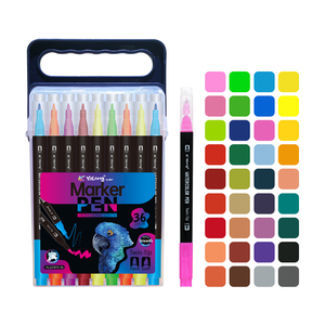 <span class=keywords><strong>Marcadores</strong></span> Yalong de 36 Colores, Nuevos <span class=keywords><strong>Marcadores</strong></span> Lavables de Calidad, <span class=keywords><strong>Marcadores</strong></span> de Pincel Suaves, Rotulador de Pintura - Product Image 1