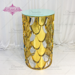 Silla de Bar de oro de boda de lujo moderna para taburete y mesas de bar de altura de mostrador de eventos - Product Image 2