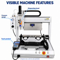 Machine automatique de distribution de colle UV pour l'assemblage de câbles électroniques avec application de précision et dispositifs personnalisés