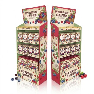Présentoirs de sol <span class=keywords><strong>en</strong></span> carton personnalisés pour snacks, chips, bonbons et produits alimentaires pour supermarchés et magasins de détail - Product Image 4