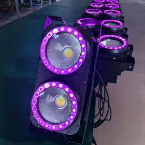 200W COB Moving Head Lights with RGBW Auxiliary 2-Head Stage Lights DMX512 <strong>Control</strong> - Product Image 2