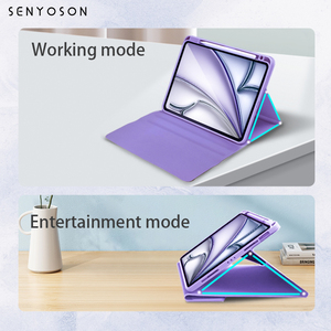 Syx thông minh từ PU da chống sốc trường hợp đối với iPad 10th 10.9 bìa cho iPad A16 11th Gen 2025 trường hợp máy tính bảng với chủ bút - Product Image 2