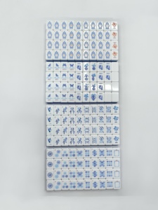 American Version Luxury Set Acrylic Tiles Elegant Game Engraved Luxury Set American Mahjong Tiles for Adult <b>Entertainment</b> - Product Image 4