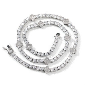 UWIN-Mini collar de trébol de cuatro hojas, cadena de tenis ostentosa con piedra CZ, joyería para mujer, novedad - Product Image 6