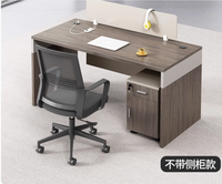 Vente en gros de bureau de travail moderne pour le personnel Table de bureau à deux places Mobilier de bureau Bureau d'ordinateur pour les employés