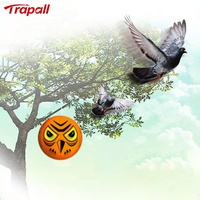 Ballon gonflable répulsif pour oiseaux de haute qualité, écologique, avec yeux, pour le contrôle des animaux, utilisation en extérieur en automne