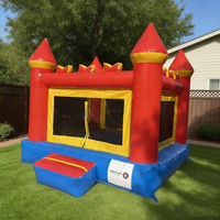 Castillo Inflable Comercial de PVC para Niños y Adultos, Casa de Brinco con Soplador para Jugar al Aire Libre