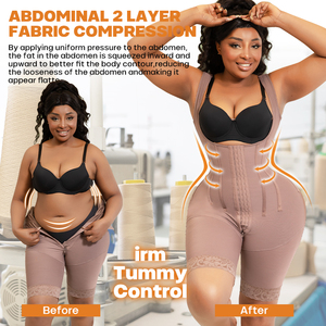 Ceinture de maintien post-opératoire complète pour femme, type sablier, amincissante et modelante, Faja Lumbar colombienne - Product Image 5