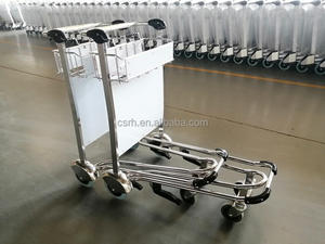 RH-J10-1 1100*625*1050Mm Roestvrijstalen Luchthavenbagagekarretje Vierwielige Passagierscar - Product Image 5