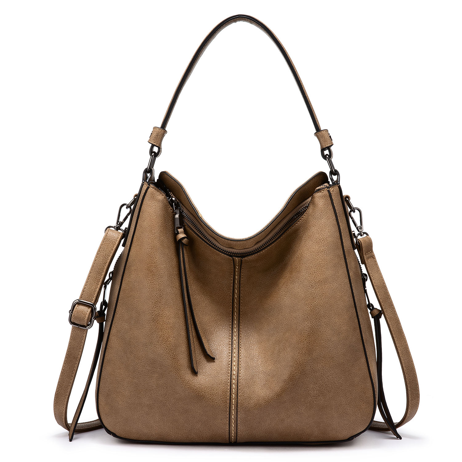 RHNWB088717RE-1 Earth brown with gun zipper