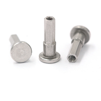 Échantillon Gratuit Rivets en Acier Inoxydable Zingué CLASSE 4 Personnalisés Semi-Tubulaires à Tête Plate Fraisée M2 M3 M4 M5 M6 M8