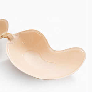 Soutien-gorge adhésif en forme de mangue sans bretelles, soutien-gorge en silicone collant invisible pour robe dos nu avec couvre-mamelons - Product Image 5
