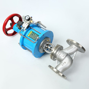Válvula de Compuerta Neumática Yoshitaka de Acero Inoxidable 304 de Alta Presión (10-50 Bar) Tipo Corte para Agua - Product Image 2