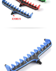 Support de canne à pêche Coolno DP187 de type râteau, style européen transfrontalier, pour la pêche à la carpe, accessoire de support en ABS modifié avec TPR, vente en gros - Product Image 6