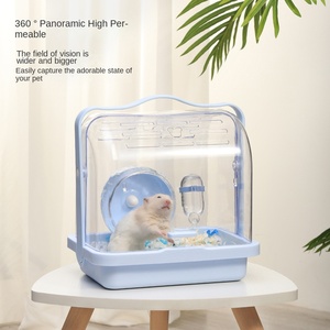 Grande <span class=keywords><strong>cage</strong></span> à hamster en plastique Golden Bear avec fermeture à bouton, <span class=keywords><strong>cage</strong></span> extérieure écologique pour petits animaux - Product Image 2