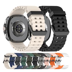 Correa de reloj deportiva de silicona al por mayor de fábrica con hebilla, correa de repuesto multicolor para Samsung Galaxy Watch8/Watch 8 Classic - Product Image 6