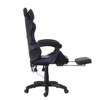 Silla de Juego Ergonómica de Piel Sintética Negra con Luces LED, de Alta Calidad y Precio Económico, con Función de Masaje, Muestra Gratis