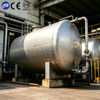 Tanque de Almacenamiento de Líquidos Sanitarios de Acero Inoxidable a Prueba de Explosiones de 1000L, Sensor de Nivel, Certificación CE ISO, Recipiente a Presión, Ahorro de Energía