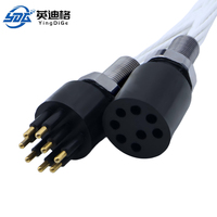 Connecteur sous-marin étanche YingDiGe à courant élevé, connecteur de haute mer, 6 broches, câble double extrémité, norme IP68, 100-1500V
