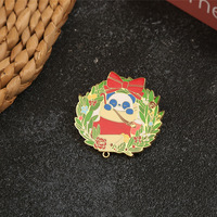 Broches personnalisées en alliage de zinc plaqué or, émail peint, badges métalliques, logo personnalisé, cadeau souvenir pour vêtements et sacs
