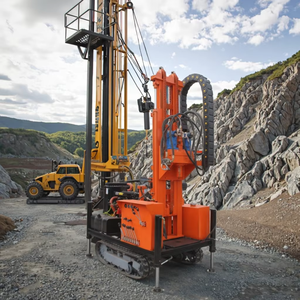 200m khoan lỗ khoan Giàn Khoan bánh xích Giàn Khoan 65kw động cơ diesel Xây Dựng Công Trình DTH Giàn Khoan bán - Product Image 1