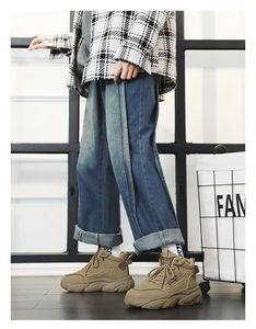 Zapatos de hombre de nuevo diseño, estilo retro británico, informales para exteriores, resistentes al desgaste, de alta calidad, cómodos, estilo deportivo para caminar. - Product Image 3