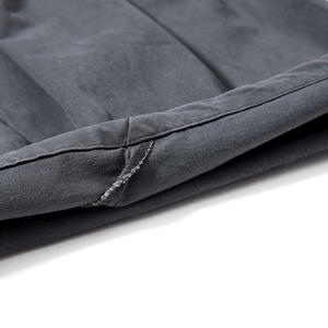 Pantalones Cargo de Lona de Pierna Ancha con Dobladillo Curvo Estilo Retro Americano, Unisex, Estilo Neutral, Silueta Holgada, Moda Casual Urbana - Product Image 3