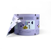 Rouleau de film de papier d'aluminium souple imprimé sur mesure, étanche à l'humidité, pour snacks, bonbons, biscuits, chips de pomme de terre, sachet pour emballage alimentaire