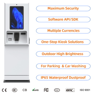 Estación de Pago Inteligente Automática para Exteriores, Impermeable, con Pantalla Táctil, Kiosco de Autopago para Estacionamiento, Kiosco de Pago de Autoservicio - Product Image 1