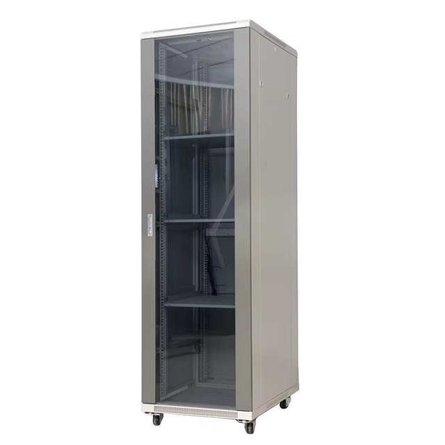 Spot Product 18U to 47U Fireproof Server Cabinet Network Rack Glass Door