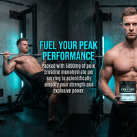 AegleWell Créatine Monohydrate en Poudre 150g (30 Doses) 5g par Dose Sans Arôme Soutient la Force Musculaire et les Performances Athlétiques