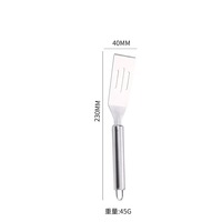 Spatule en acier inoxydable pour griller le poisson, ustensile de cuisine pour saisir le steak, petite spatule de cuisine