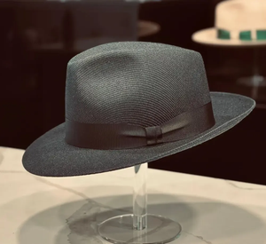 Toquilla straw fedora <b>hat</b> Ribbon <b>band</b> wide brim <b>hat</b> Unisex adult casual <b>hat</b> Summer straw <b>hat</b> ribbon - Product Image 3