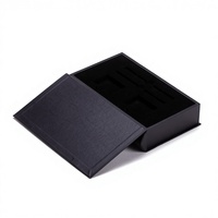 Boîte cadeau moderne haut de gamme en forme de livre, doublure en éponge artistique, matériaux écologiques biodégradables, fermeture magnétique, art doré
