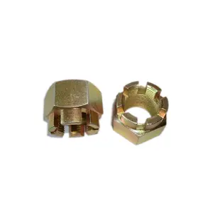 Nuts DIN937 Hex Slotted Nuts Castle Nuts