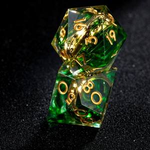 Lot de 7 dés en résine DND RPG avec anneau du <span class=keywords><strong>Seigneur</strong></span> <span class=keywords><strong>des</strong></span> <span class=keywords><strong>Anneaux</strong></span> pour jeux de table et cadeau pour joueurs - Product Image 4