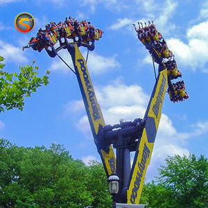 Carnaval bras parc d'attractions manèges passionnants balançoire météore marteau <span class=keywords><strong>Twin</strong></span> <span class=keywords><strong>Twister</strong></span> le typhon Kamikaze Ride à vendre - Product Image 5