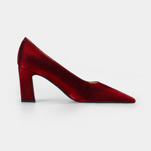 Escarpins personnalisables à bout pointu et talon aiguille avec strass pour mariée, chaussures de mariage à enfiler à bride unique et talon haut - Product Image 3