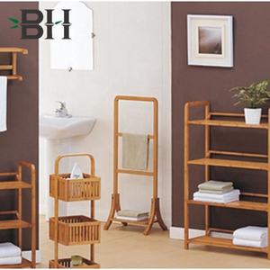 Estante <span class=keywords><strong>de</strong></span> 3 niveles <span class=keywords><strong>de</strong></span> <span class=keywords><strong>pie</strong></span> para baño, estante <span class=keywords><strong>de</strong></span> almacenamiento <span class=keywords><strong>de</strong></span> bambú para decoración <span class=keywords><strong>de</strong></span> habitación, organizador decorativo, contenedores para Toalla <span class=keywords><strong>de</strong></span> baño - Product Image 6