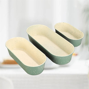 Oval Cheesecake Mold Set 3Pc Non Stick Oven Safe Baking Mold For Home Use - Product Image 1