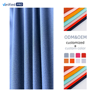 Tela Elástica de Malla de Puntos 200GSM 165CM, Absorbente de Humedad, Transpirable, de Secado Rápido, Ecológica, Tejido Jersey para Ropa Deportiva, Entrenamiento