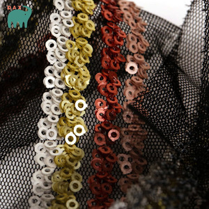 Rubans brodés à paillettes de différentes couleurs pour chapeaux et textiles de maison Produit de sangle de haute qualité - Product Image 2