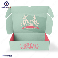 Bande d'arrachage personnalisée en usine pas cher emballage de bijoux en carton ondulé cadeau envoi postal shopping boîte postale personnalisée avec votre logo