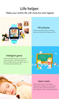 Nuevo Reloj Inteligente para Niños con Cámara SOS, Teléfono Inteligente para Niños con Voz, Pantalla de 1.44 Pulgadas, Linterna, Reloj Despertador, Tarjeta SIM 2G, Relojes Inteligentes para Niños