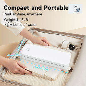 便携式迷你A4热敏打印机无线无墨水照片impreora Trmica手机黑白 - Product Image 6