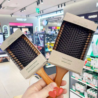 Natürlicher Holzkamm Hochwertige anti statische Massage Kopfhaut Meridian Reduzieren Sie Haarausfall Airbag Kissen Haar bürste Curling Styling