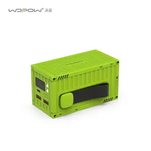 WOPOW PD32 3usb 20000mah power bank unique design 22.5W fast charge power station with LED light outdoor container powerbank