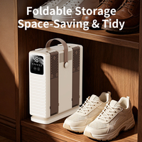 Nouveau séchoir à chaussures intelligent à 4 tubes, température constante, avec fonction de minuterie, 360° °   Désodorisant pour chaussures à circulation d'air chaud