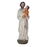 Sıcak satış dini figür heykel reçine Anthony oğlu ile figürleri İsa heykelleri kilise koleksiyonu